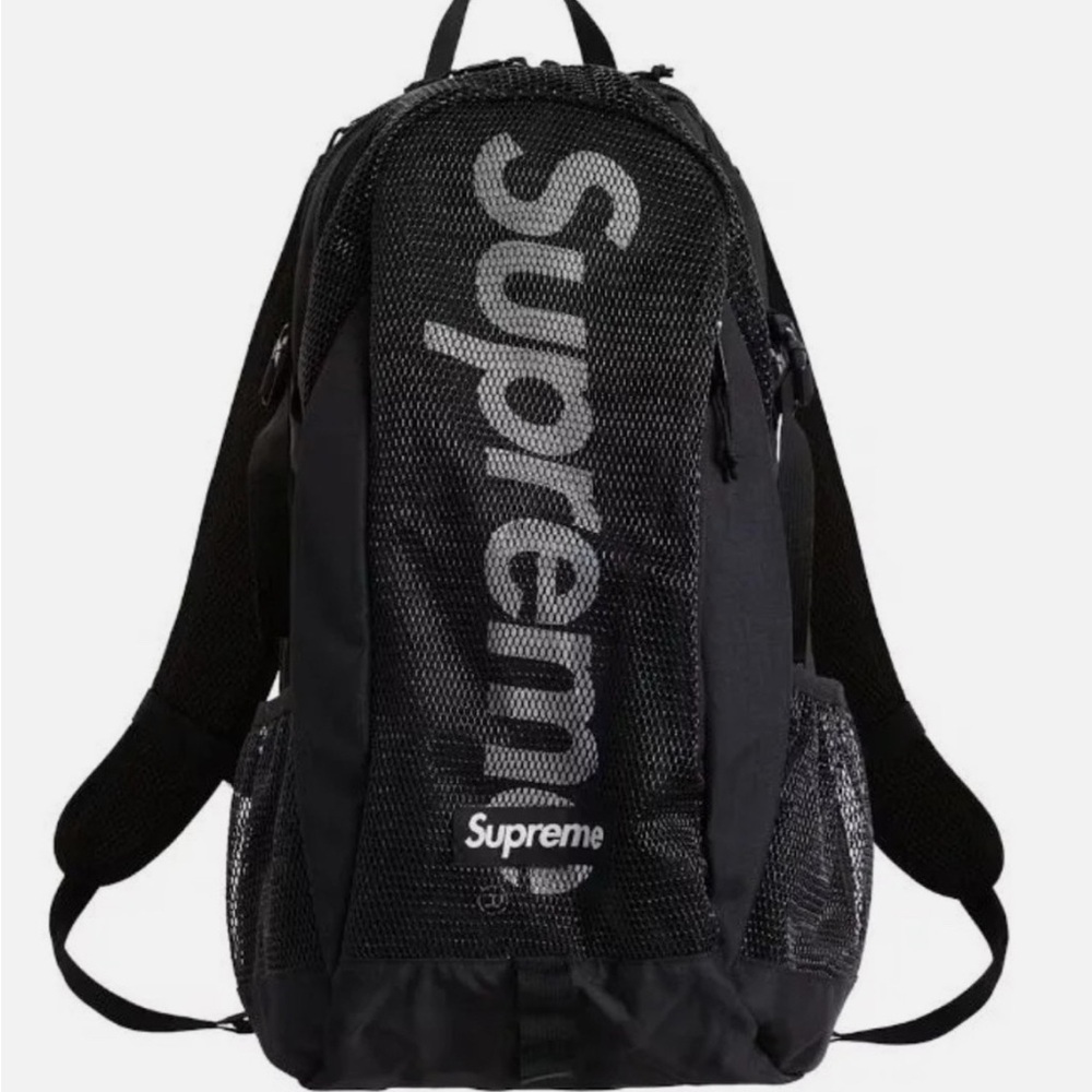 Supreme Black Mesh Backpack (SS20)